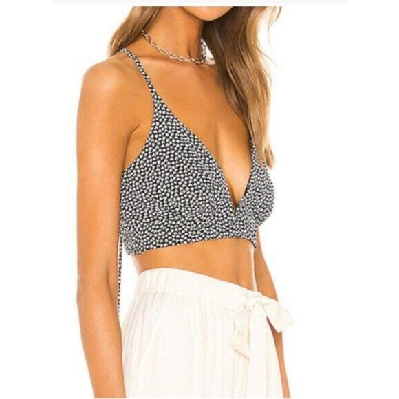 Free People Cassie Soft Bra in Black Combo Size Small - Picture 5 of 6